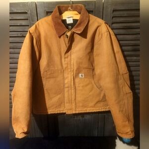 Carhartt J02 Quilt Lined Jacket Detroit Style in size Large